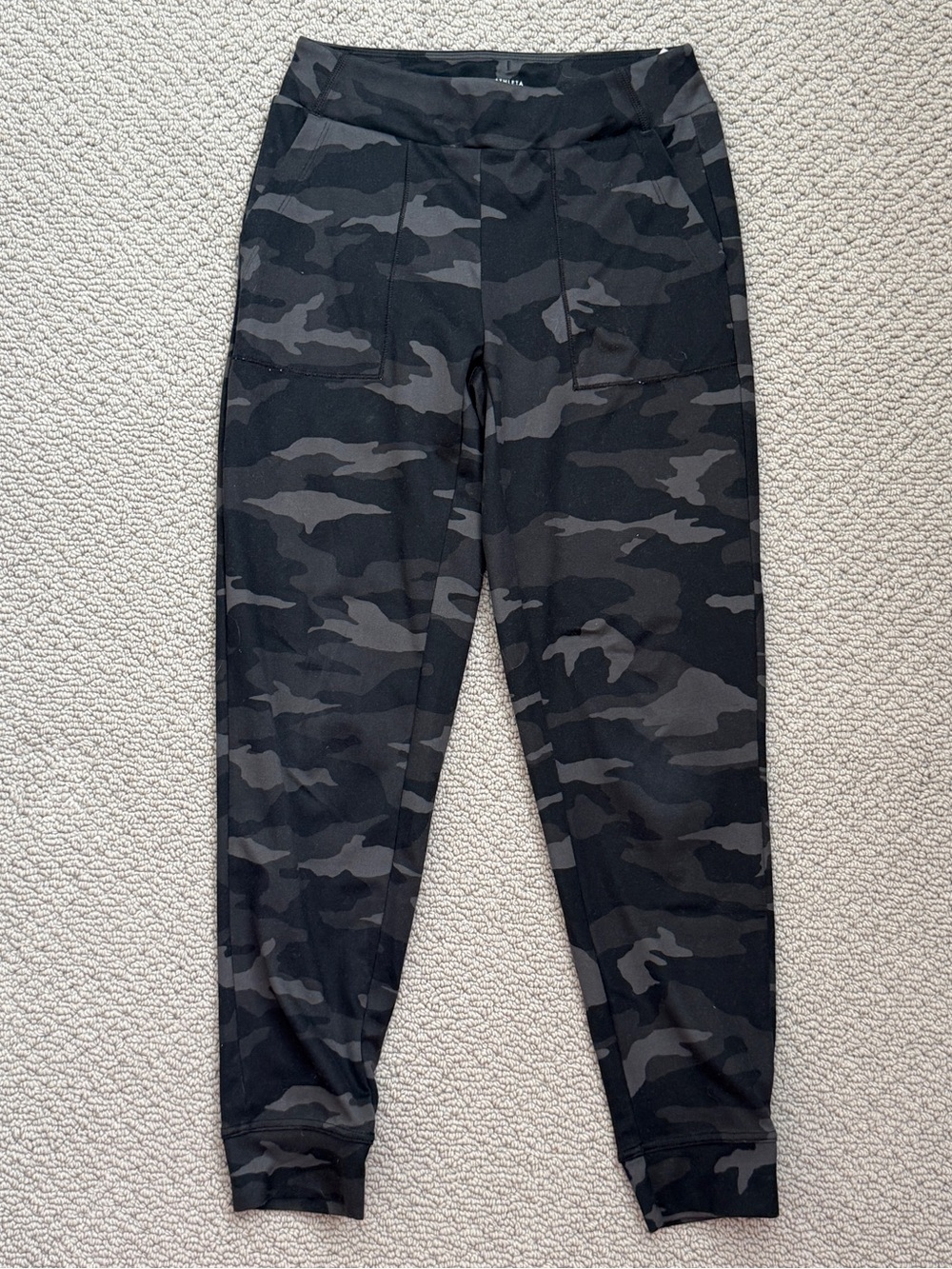 Athleta Girl Black & Gray Camp Joggers
